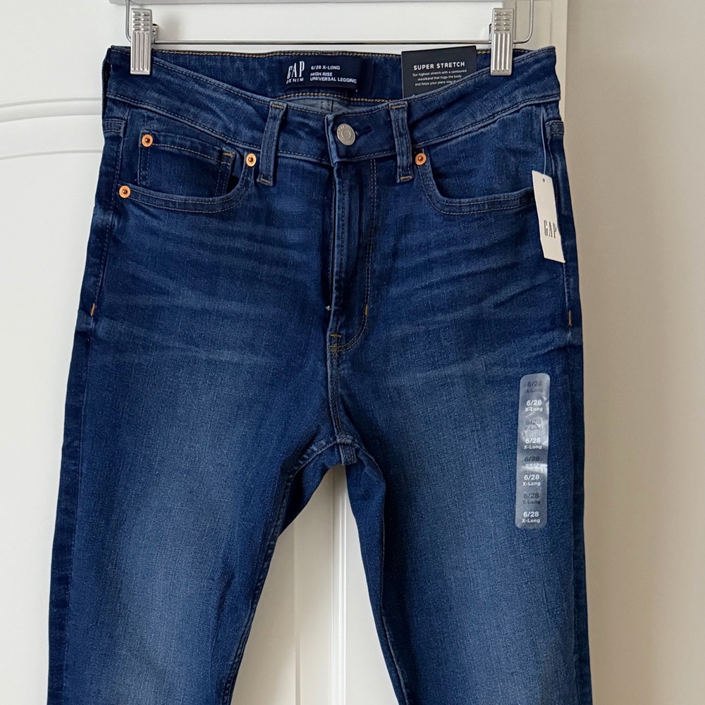 GAP Dark Blue High Rise Universal Leggings - Picture 2 of 5